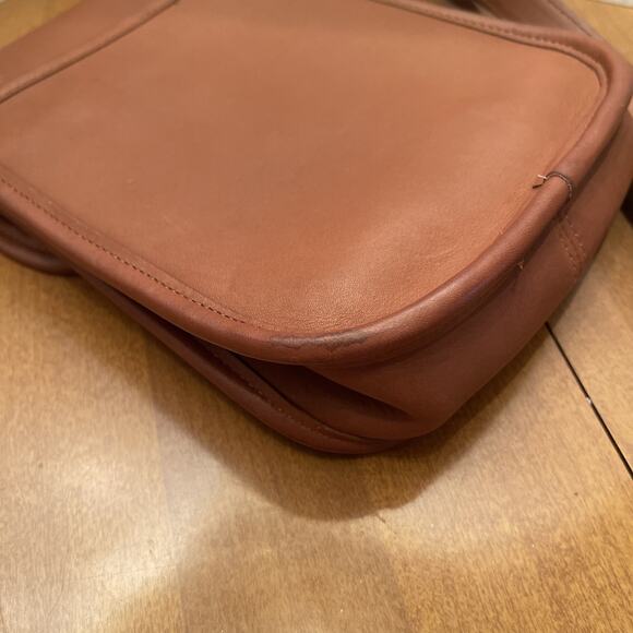 Coach Scooter Sidepack Crossbody Bag British Tan Classic Leather #9978 - Picture 8 of 12